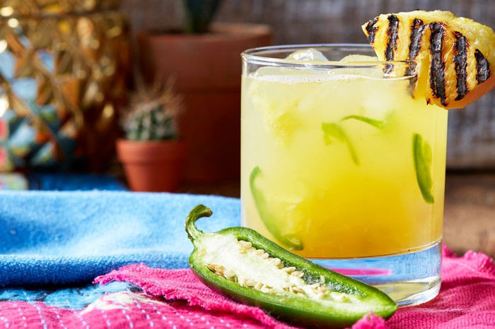 Mezcal Cocktail Recipe with Pineapple And Jalapeño