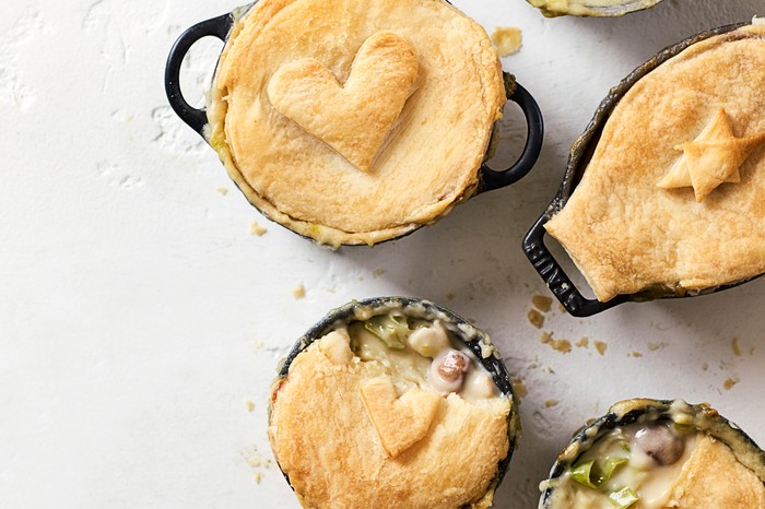 Mini Chicken Pies Recipes with Leek And Mushrooms Mini Chicken Pies Recipes with Leek And Mushrooms