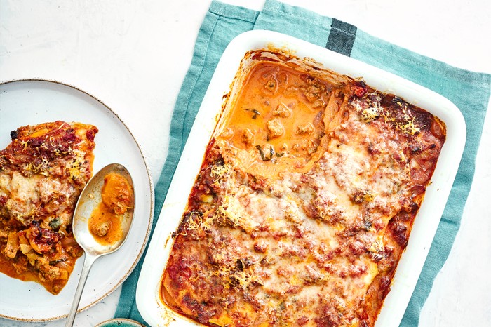 Butternut Squash Lasagne Recipe with Sausage