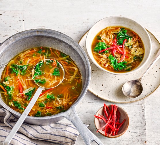 Vegan Miso Soup with Veggies Recipe