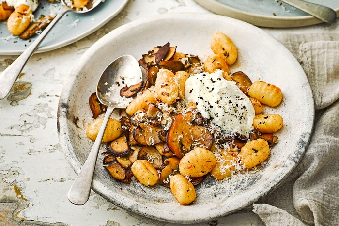Mushroom Gnocchi Recipe with Paprika Butter