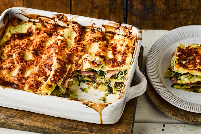 Ham Spinach Lasagne