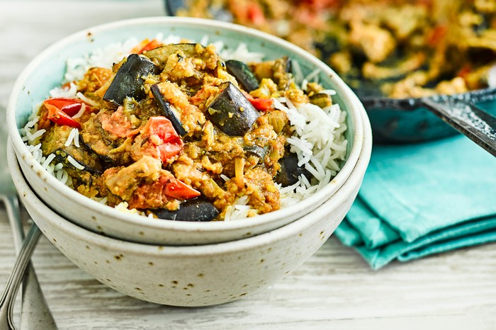 Bhaji Recipe with Aubergine