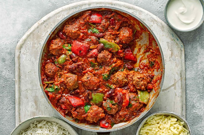 Chilli Con Carne Recipe With Meatballs