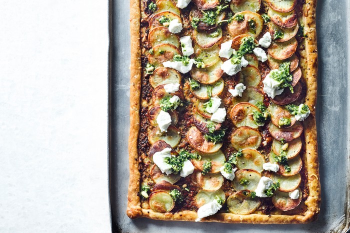 Pesto Tart Recipe with Potato