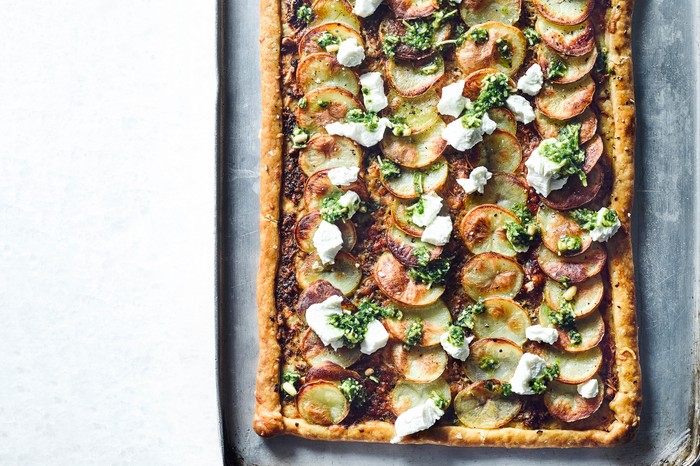 Pesto Tart Recipe with Potato Pesto Tart Recipe with Potato