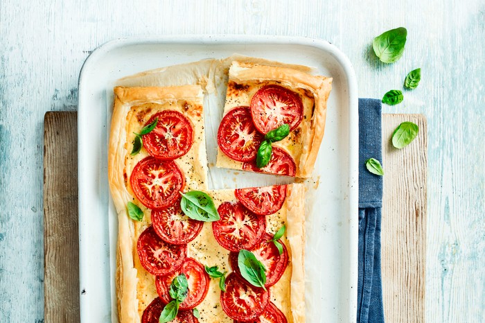 Tomato and Ricotta Tart Recipe with Parmesan