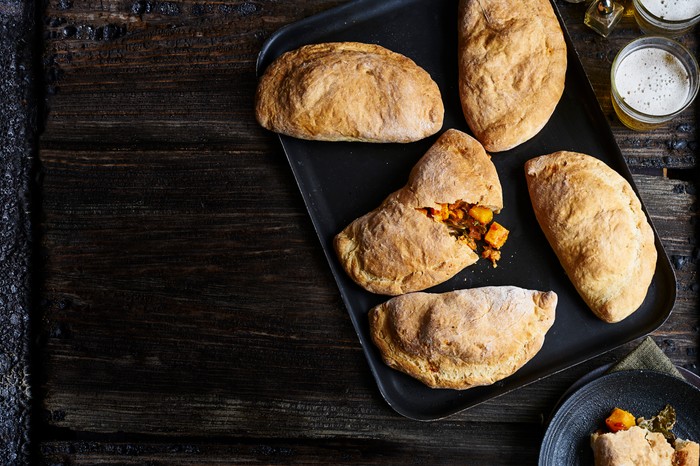 Kale and Squash Calzones Recipe