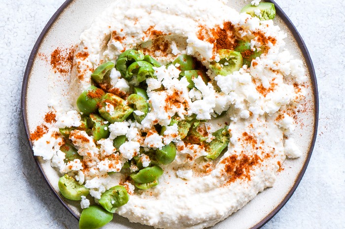 olive, feta and smoked paprika hummus