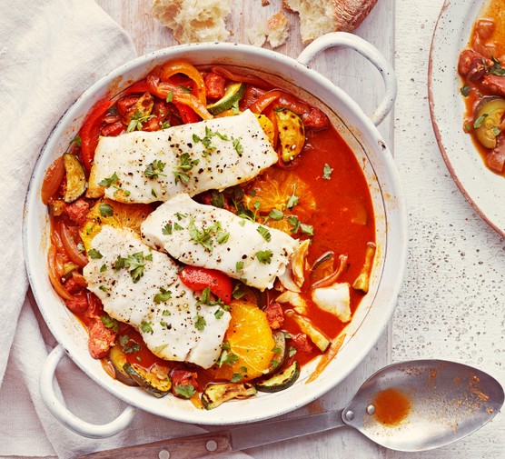 A hake and pepper dish