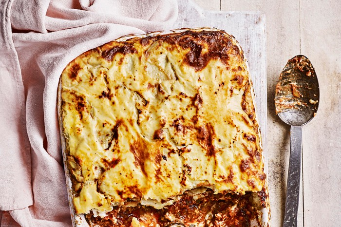 Vegetarian Aubergine Moussaka Recipe