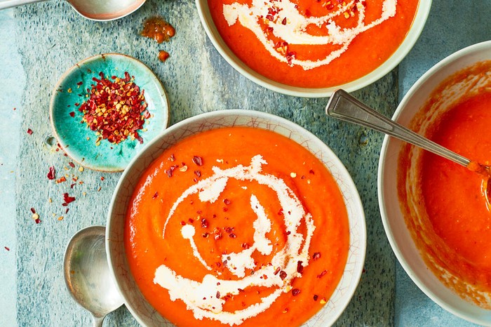 Red pepper soup