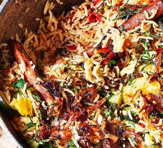 Vegetable Pilaf Recipe With Perfect Rice chicken pilaf