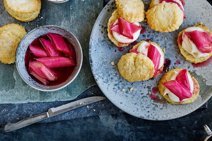 Rhubarb Shortcakes Recipe