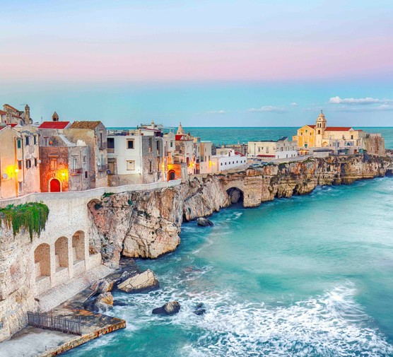 coastline of Vieste