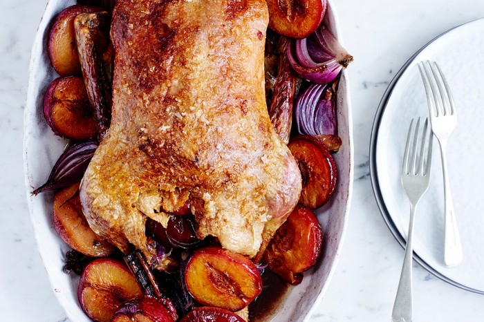 Roast Duck with Plum Sauce Recipe Roast Duck with Plum Sauce Recipe