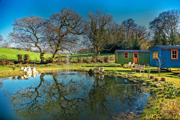 The Shepherd Huts at The Merry Harriers