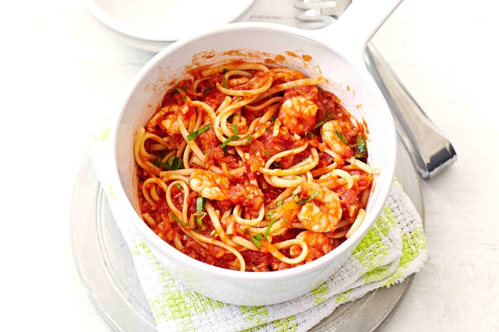 Spicy Prawn Linguine Pasta Recipe