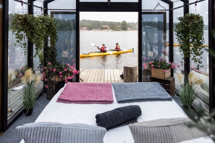 Haro Natur Stockholm archipelago The greenhouse bedroom at Haro Naturgard Stockholm