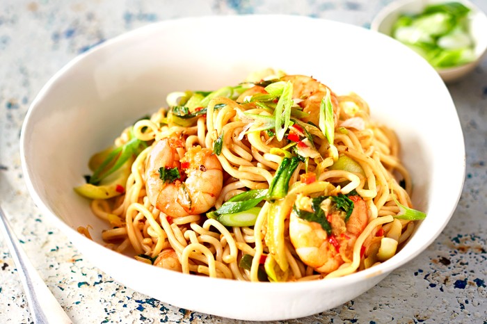 Szechuan Noodles Recipe With Prawns