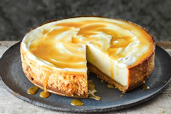 Newsletter Salted Honey Cheesecake