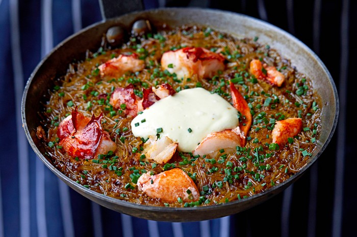 Baked Lobster Fideo Pasta