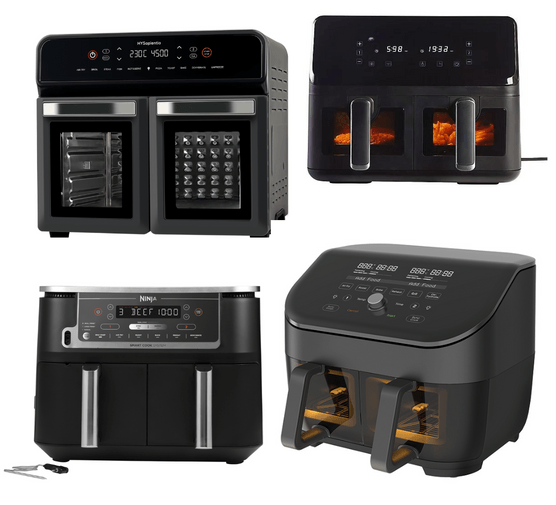 A selection of air-fryers