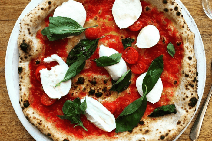 Pizza at Theo's, Camberwell, London Pizza at Theo's, Camberwell, London